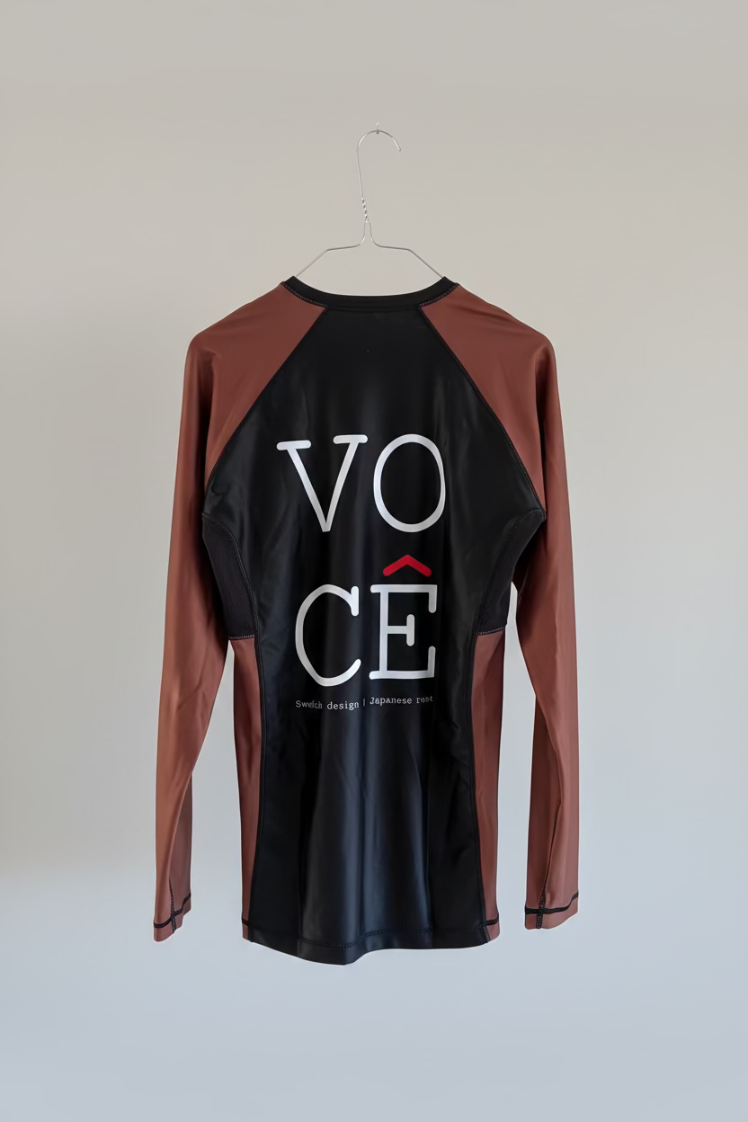 Ranked rashguard 1.0 Long sleeve - Brown